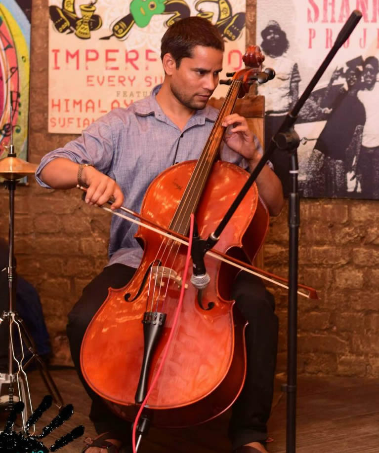 indian cello player maharashtra india